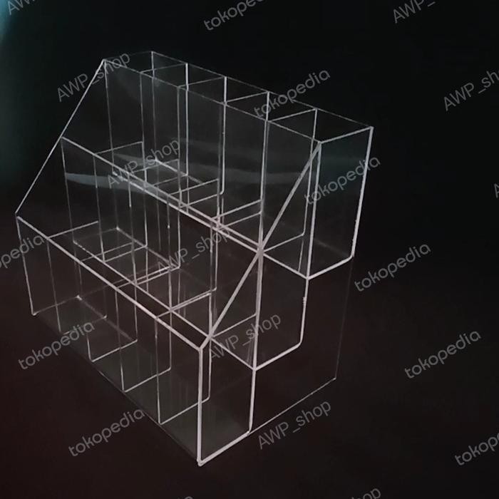 

KOTAK RAK PULPEN AKRILIK / TEMPAT BALLPOINT TERMURAH