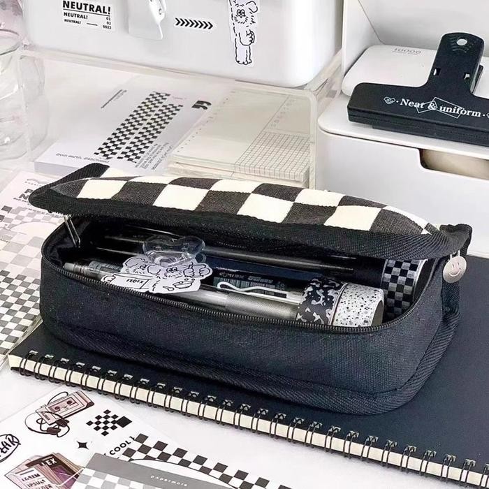 

[PROMOO] KOTAK PENSIL SLETING KOREA / PREMIUM AESTHETIC PENCIL CASE