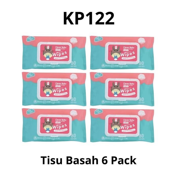 

KP122 - TISU BASAH BAYI ISI 6 PACK TISSUE BASAH BABY MURAH BABY WIPESWETTISSUEBABY