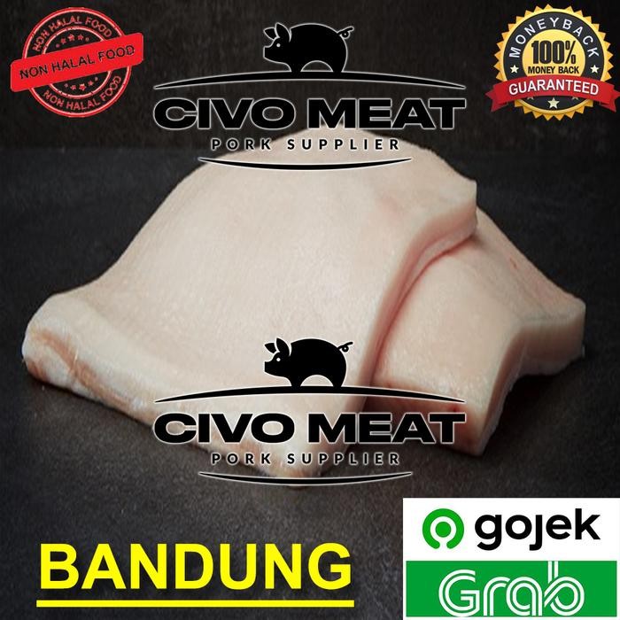 Pilihan- Minyak Babi / Lemak Babi Mentah / Pork Lard 500G