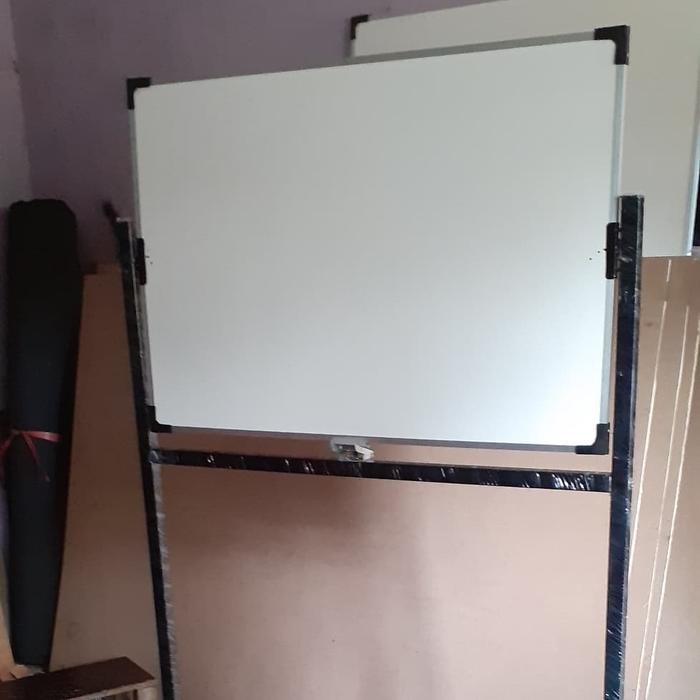 

White Board Non Magnetik Double Face 60 90