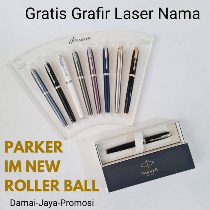 

Pulpen Parker Mewah Original Im New Roller Ball - Gratis Grafir Laser