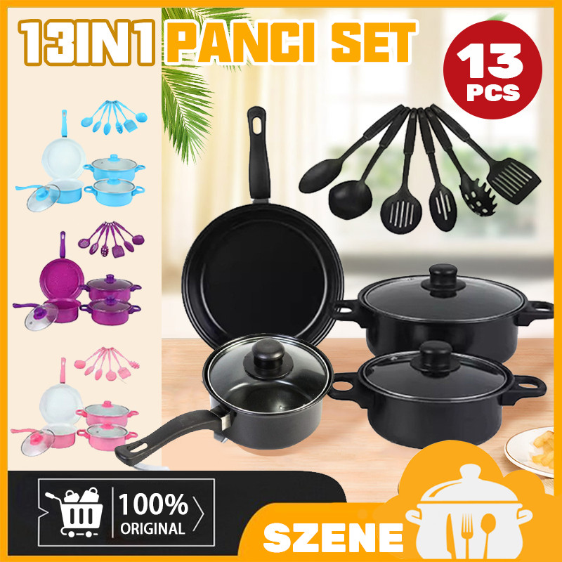 Panci Serbaguna Cookware Enamel Stainlis Pnci Stainless Mpasi Tebal Pnci1 Set Lengkap Promo Murah Al