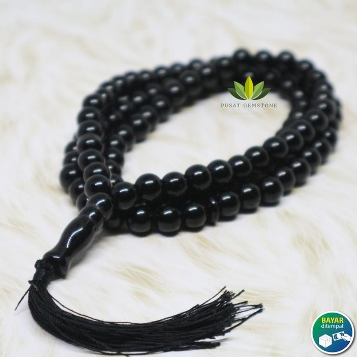 Tasbih batu black onyx 99 butir