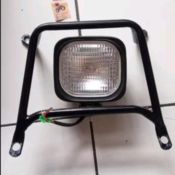 LAMPU DEPAN SUZUKI TS125 VARIASI KOTAK LAMPU VINTAGE TRAIL LAMPU DEPAN VINTAGE TRAIL LAMPU SUZUKI