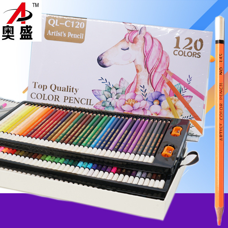 

Pensil Warna 120 Set - Pensil Warna Kayu untuk Seni, Menggambar, dan Mewarnai - 120 Warna dengan Kemasan 4 Lapis |9J8VGFA8|