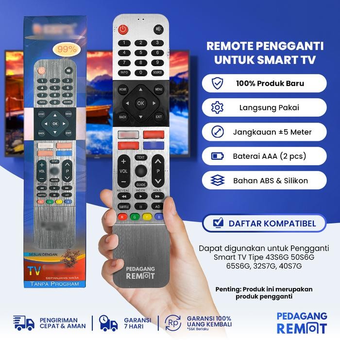 New Remot Remote TV Coocaa LCD LED Android Smart TV 43S6G 50S6G non voice