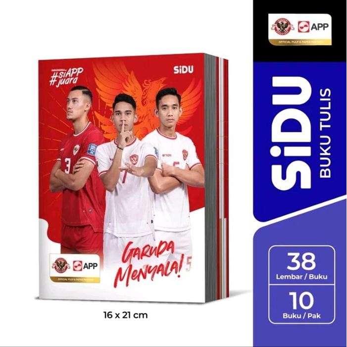 

New Buku tulis SIDU Timnas 38 Lembar (10pcs).