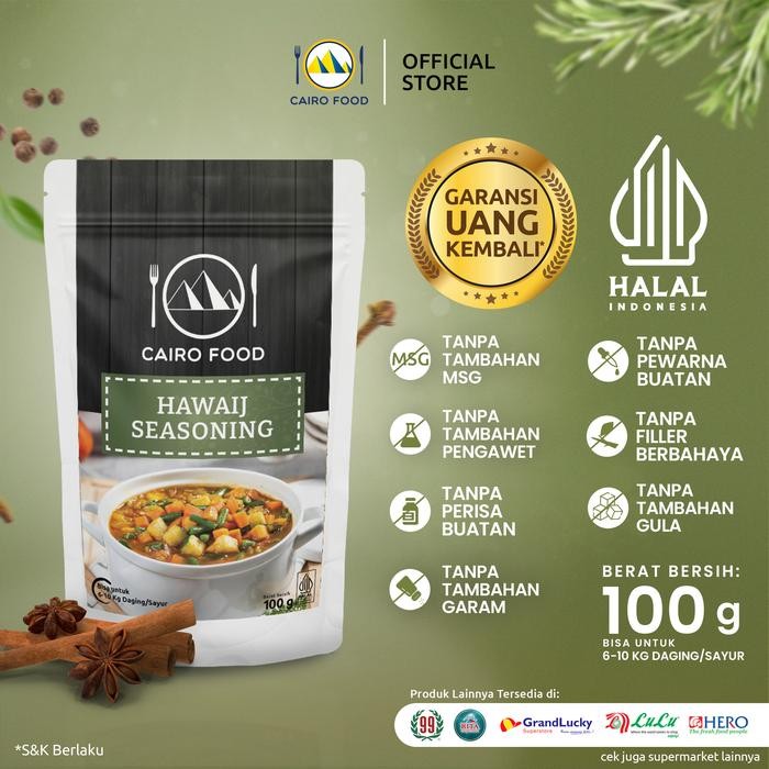 

Stok Baru Bumbu Hawaij Seasoning - Cairo Food 100 gr
