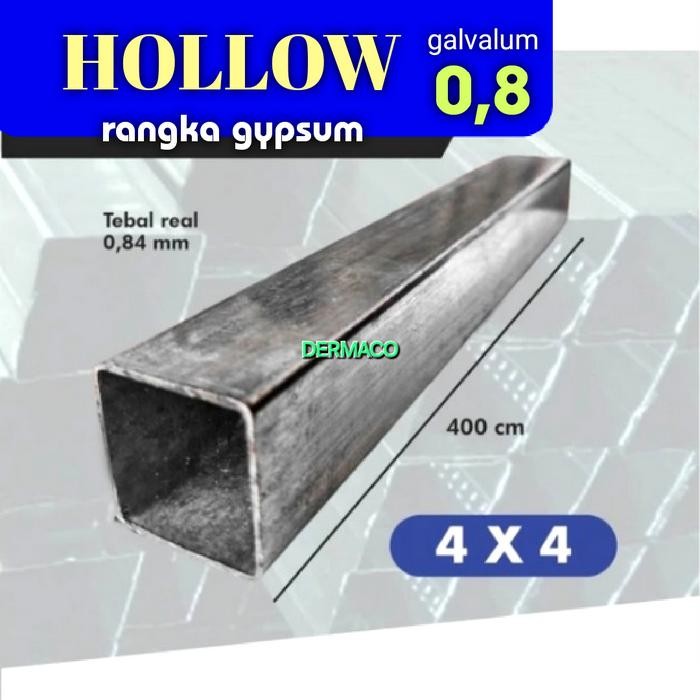 HOLLOW 4x4 0,8 GALVANIS / Holo 4x4 / Hollow Rangka Plafon / Holo Rangka Gipsum / Gypsum