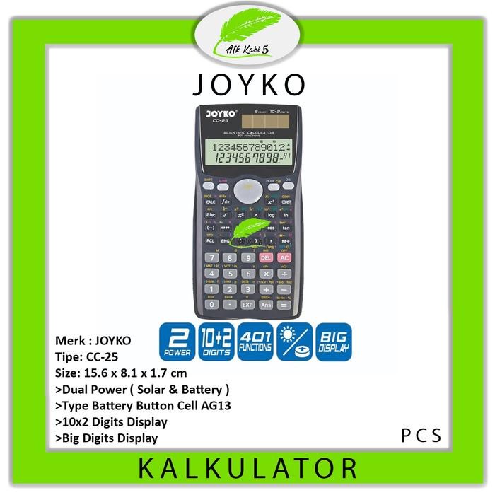 

Calculator / Kalkulator Joyko CC-25 / Scientific - 401 Functions