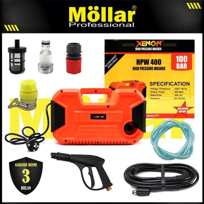 Xenon Hpw400 Mesin Jet Cleaner Steam Motor Mobil Alat Cuci Ac 400 Watt Pasti Diskon