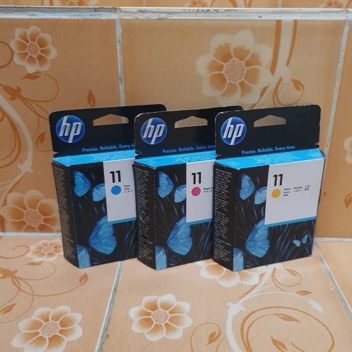Hp printhead 11 cyan yellow magenta original