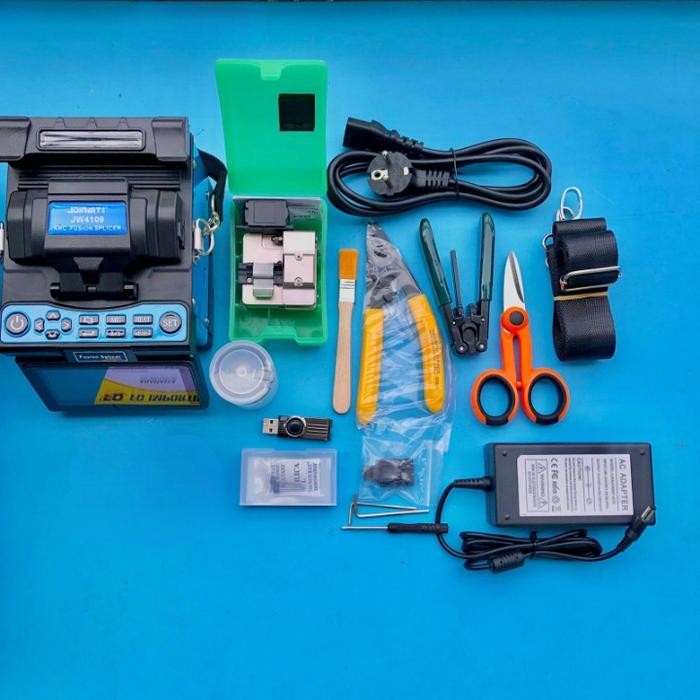 

SALE FUSION splicer JOINWIT JW 4109 type baru / splicing JW4109 lengkap FTTH