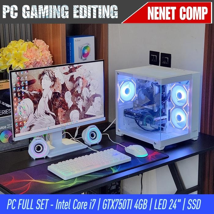 Pilihan- Pc Gaming Lengkap Intel Core I7 Gtx 750Ti 4Gb 8Gb Led 24" - Rakitan Gaming Pc 5