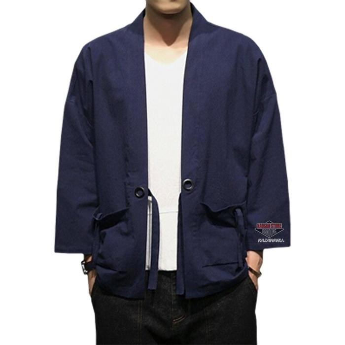 Pilihan- Outer Outwear Oter Kimono Cardigan Kardigan Blajer Blazer Jas Haori Jepang Korea Cowok