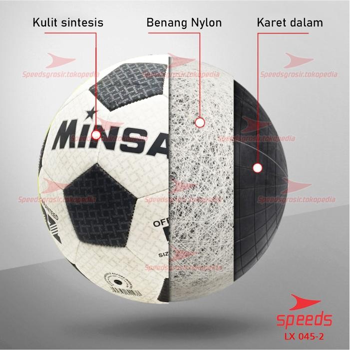 NEW Bola Futsal Bola Kaki Football Original Speeds Minsa Import Bola Sepak