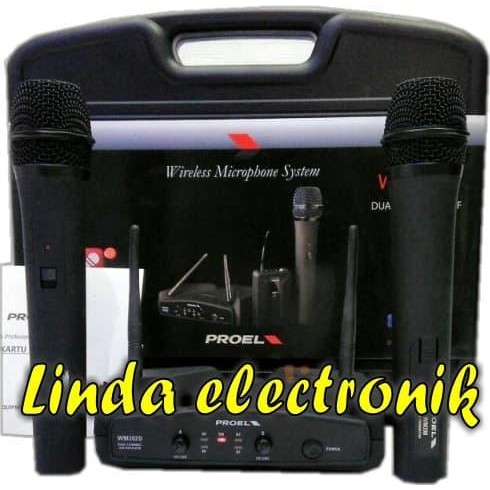Original Mic Wireless PROEL WM 202D HANDHELD