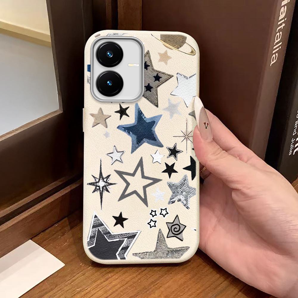 Casing Hp Untuk VIVO Y22 Y22S Case Kesing Kondom Bintang Softcase 0068 PW