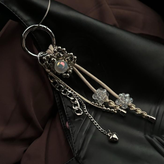 Brielle Bag Charm chrome / bag charm aesthetic