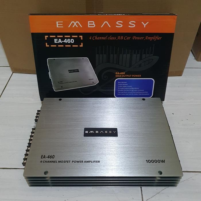 Ready Power Amplifier Embassy EA-460 4 channel 10000 watt