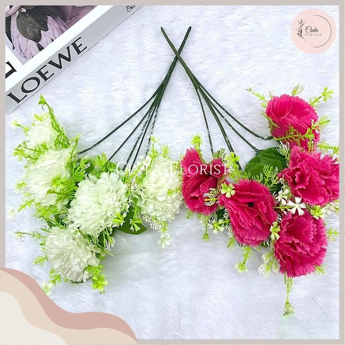 BUNGA CARNATION PREMIUM / BUNGA CARNATION ARTIFICIAL (NK-56)