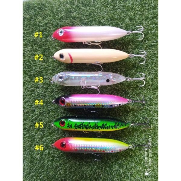 PJS UMPAN PANCING CASTING PENCIL LURE BAIT P09 HEDDON BY LURE FACTORY 10CM 12GR TOP WATER