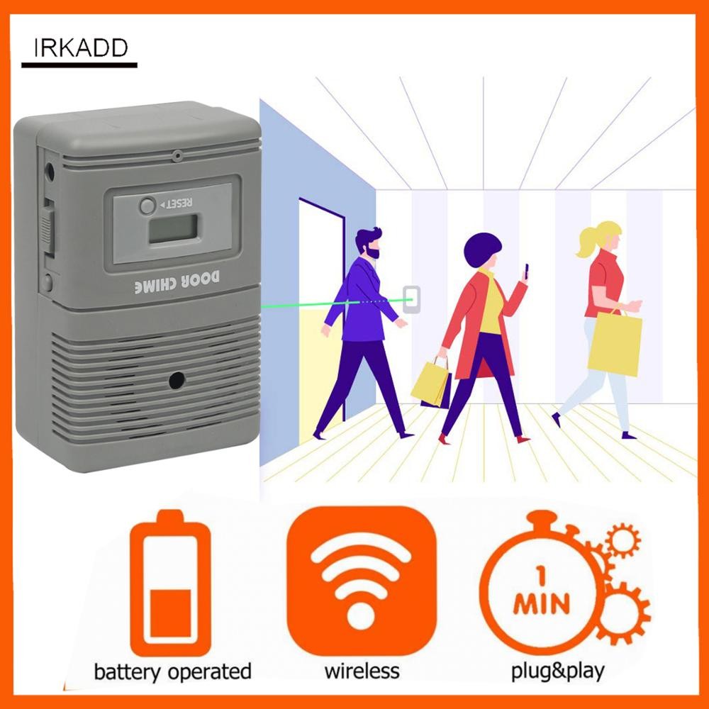 People Visitor Counter with Visitor Chime Function Wireless  Non