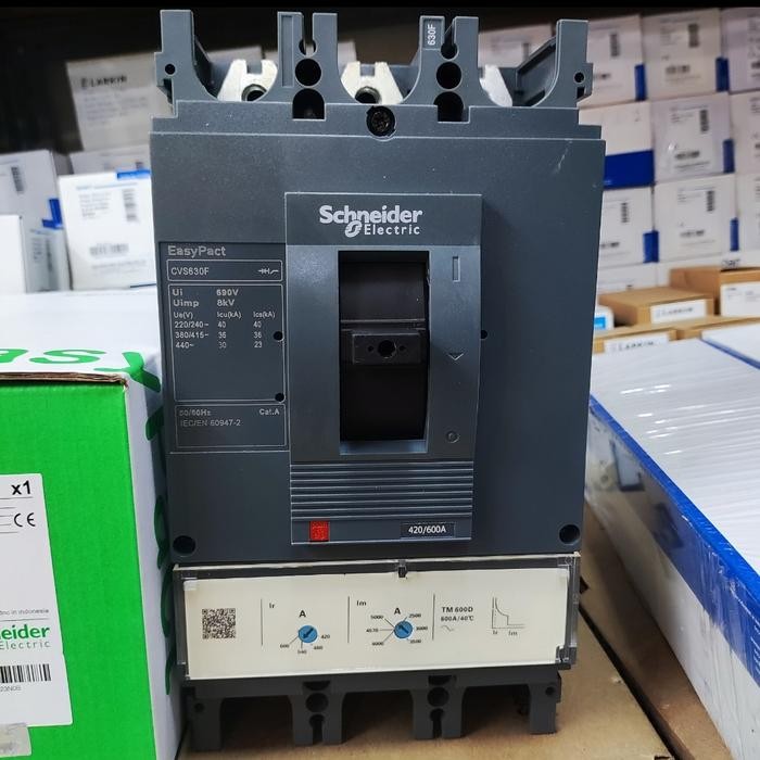 MCCB CVS630F 3P 600A TM600D LV563306