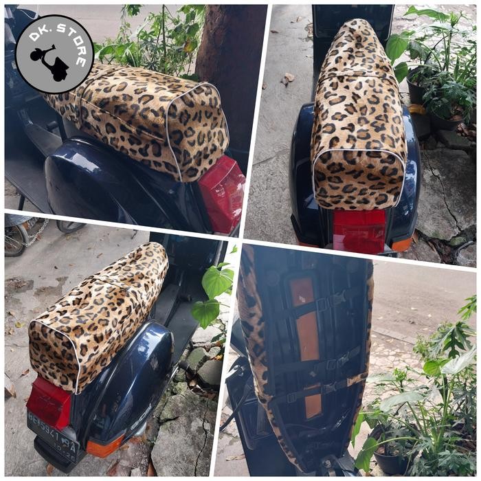 Ready Vespa cover jok excel leopard Vespa 150 excel 200 excel