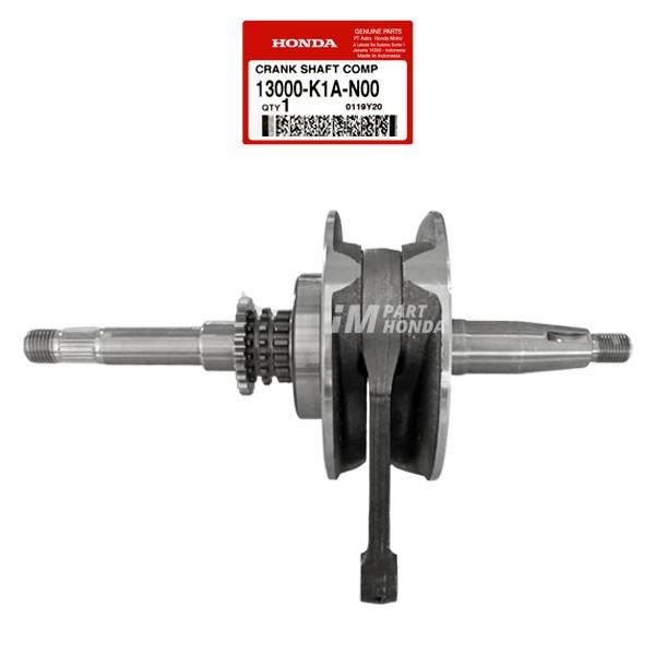 13000-K1A-N00 Crank Shaft Bandul Kruk Krek As Beat Led Eco Street K1A