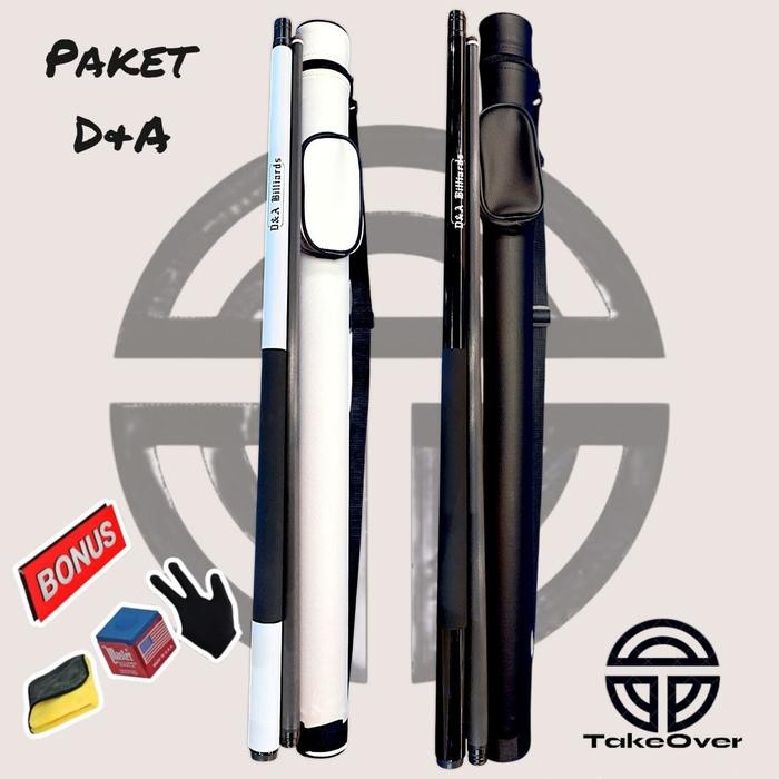 D&A Billiards Cue Paket + Tas Billiards Promo 