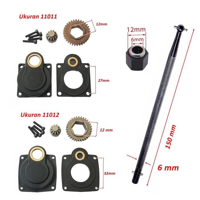 MJ HSP Starter Electric Cover Drill untuk Mesin RC Nitro VX 18 SH28