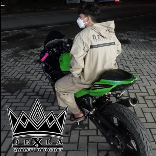 Modern Raincoat Jas Hujan DEXLA Raincoat Pria Wanita Bahan Tebal