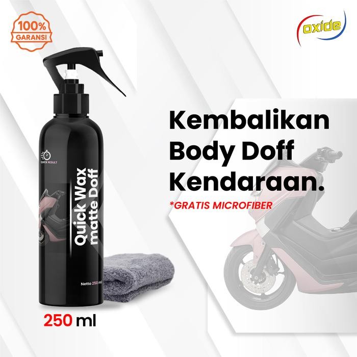 Oxide Pengkilap Body Motor Doff Matte / Menegaskan Warna Doff / Mengembalikan Warna Doff