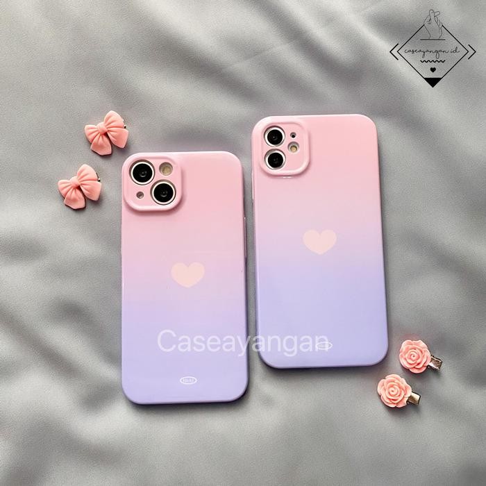 Love Ombre Case For IP X XS XR 11 12 13 14 15 PLUS PRO MAX Frameless Rose Cartoon Tipis Luxury Cute