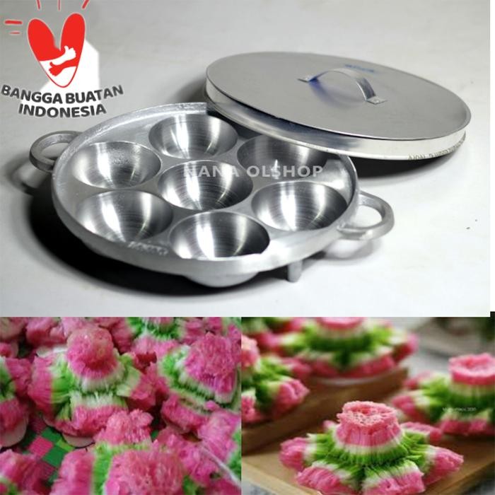 Cetakan Bikang Mawar Jumbo Buah Kitchenware Cetakan Kue Bikang Mawar