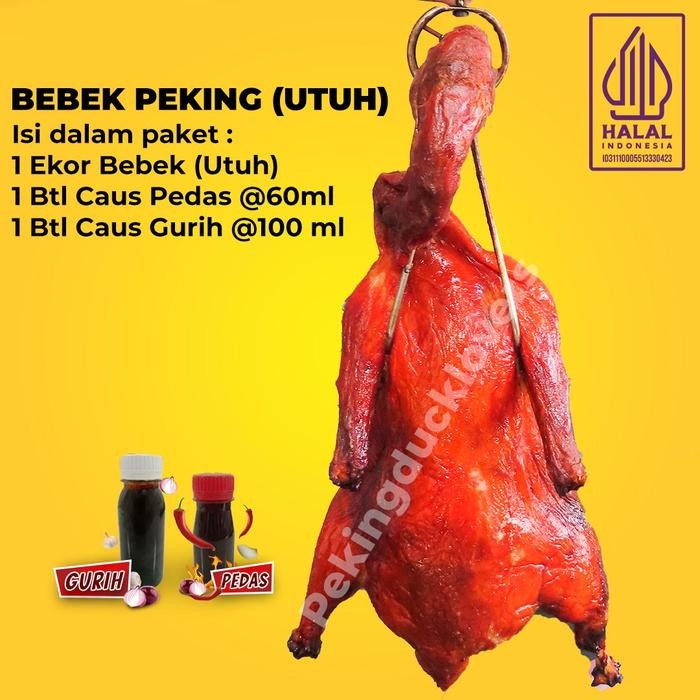 BISA TERMIN BEBEK PEKING PANGGANG (UTUH)