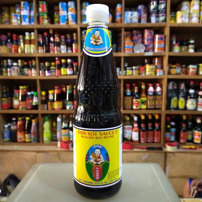 Healthy Boy Brand Thin Soy Sauce 700ml/ 23.5oz