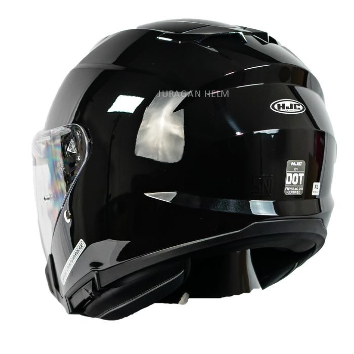 HJC i31 BLACK GLOSSY HALF FACE