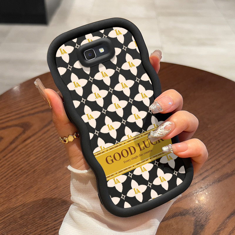 Casing Untuk Samsung J7 Prime Case Casing Salib Tinggi pola HP Cesing lunak Silikon Softcase Macaron