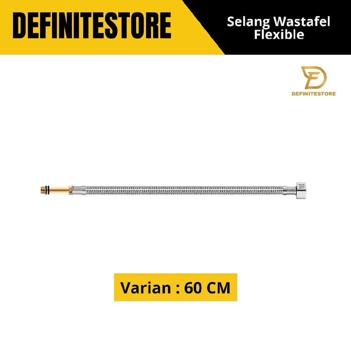 jvat- Selang Flexible Wastafel Fleksible Hose Selang Air Panas Dingin Flexible Anyam Hot