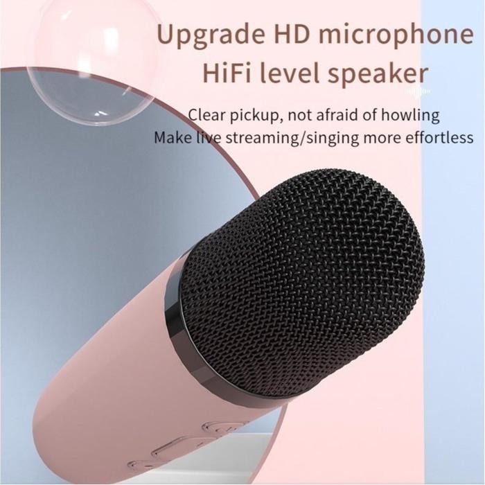 bluetooth speaker karaoke portable anak whit wireless mic