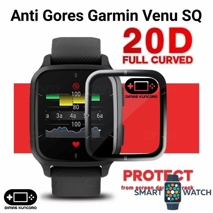 Anti Gores Garmin Venu SQ antigores screen guard hydrogel garmin venu sq 1 2 music