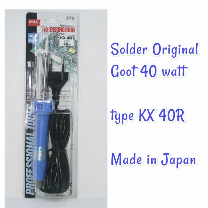 Solder Original Goot 40 watt - Solder Goot - Made in Japan