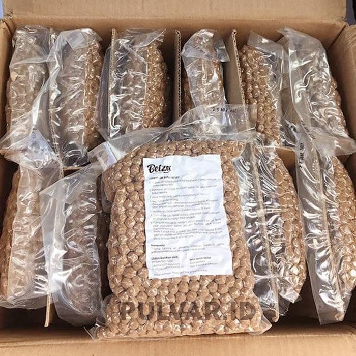 instanChatsaja- Belza Boba Pearl Tapioka / Topping Boba Belza / Boba Instan 1Kg