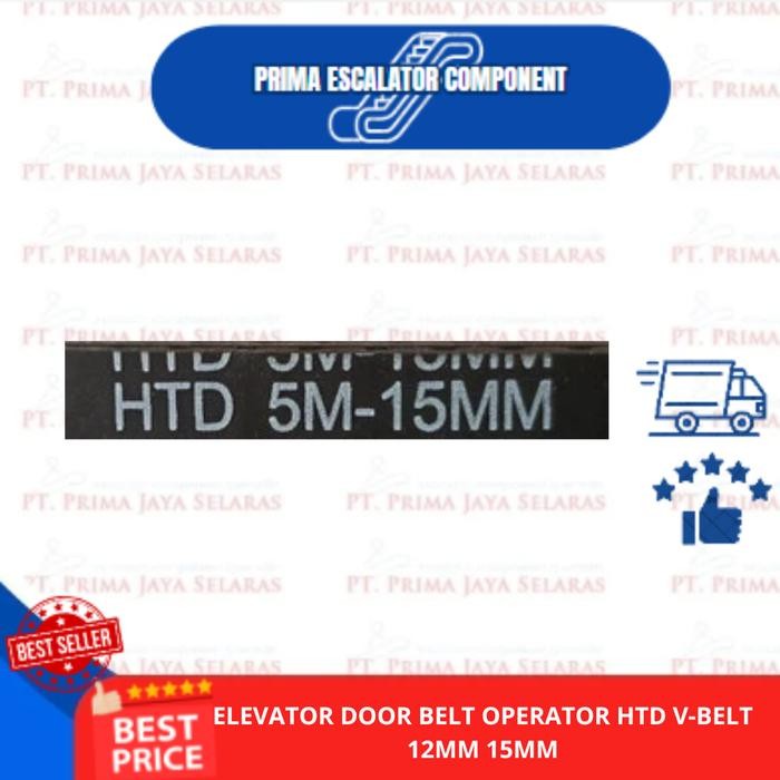 Hemat Elevator Door Belt Operator Htd V-Belt 12 Mm 15 Mm Terlariss 