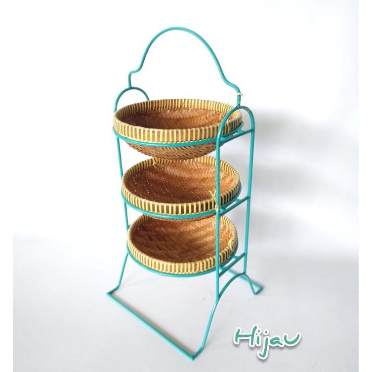 rak bawang susun kalo A rak wadah bumbu dapur