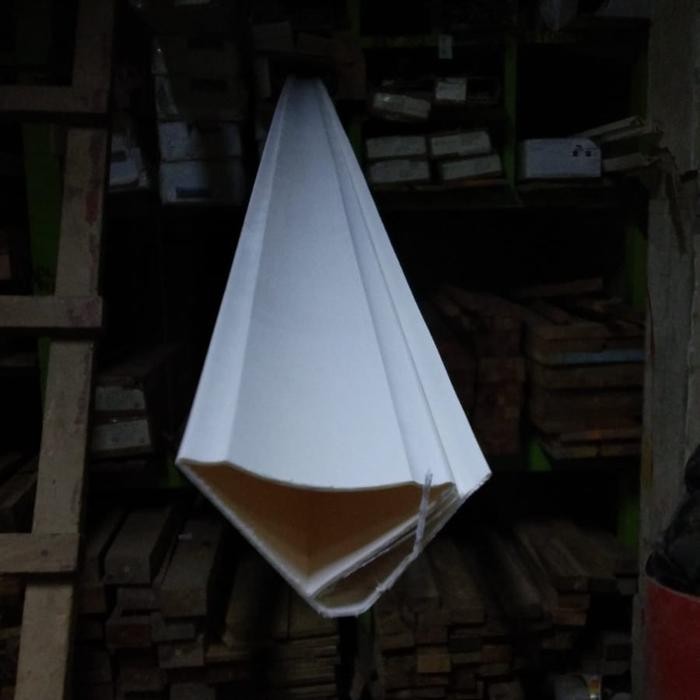 Terlaris Lis plafon pvc putih polos 6cm SALE