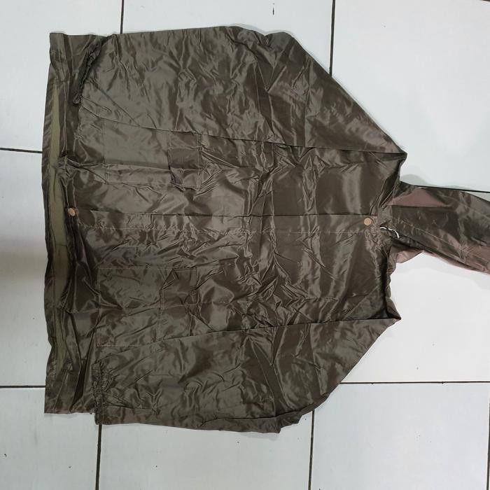 Rain coat Coklat Jas hujan biway Stelan jas hujan biway Jas hujan baju jas hujan